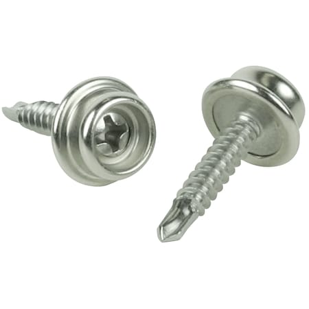 Seachoice Button Stud Self-Drilling Screw 3/4", 50/pk 59388